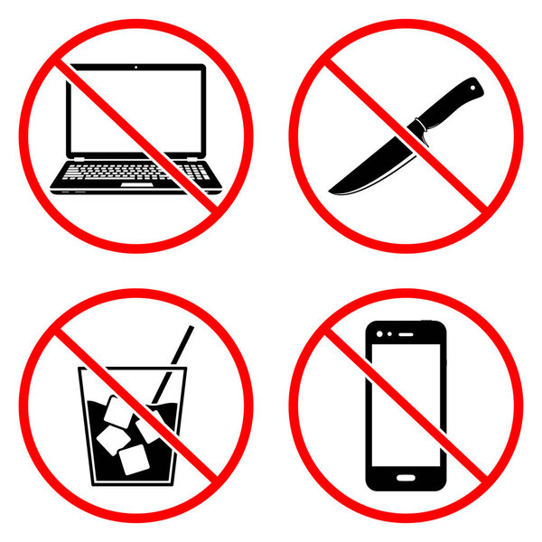 Set prohibited signs