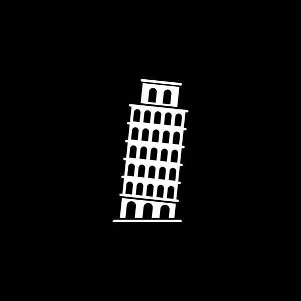 Pisa-Turm-Ikone — Stockvektor