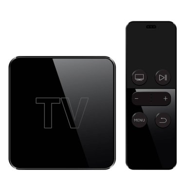 Tv ve Multimedya alıcısı ve Uzaktan kumanda ile oyuncu kutusu