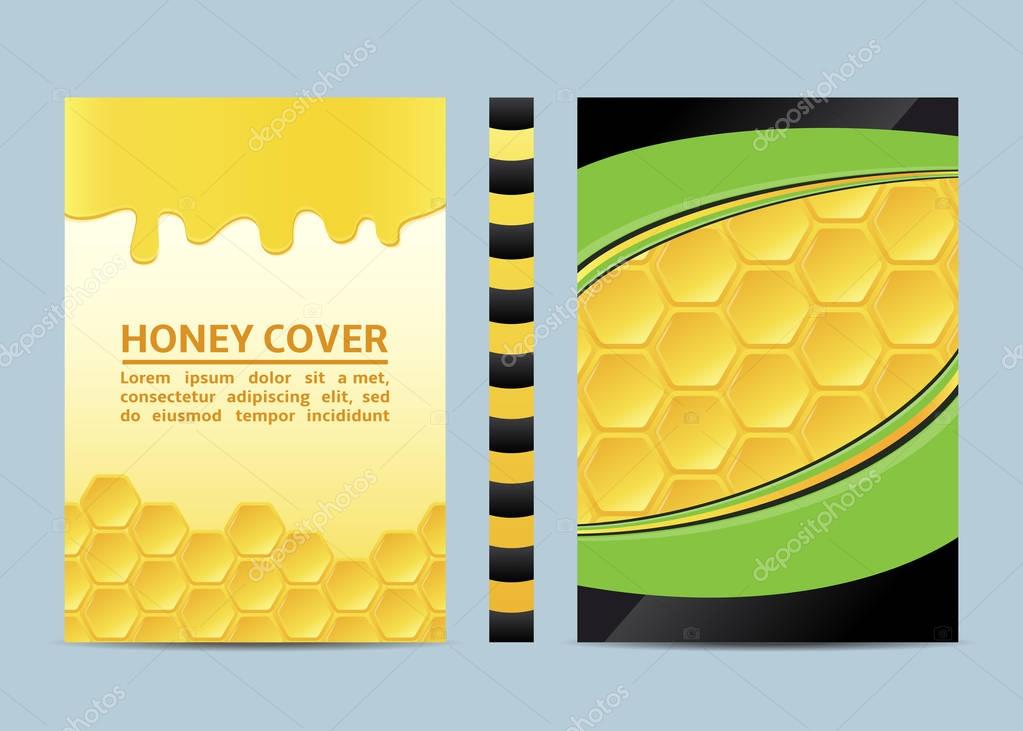 Honey Abstract Vector Modern Flyers Brochure Booklet Annual Report Design Templates Premium Vector In Adobe Illustrator Ai Ai Format Encapsulated Postscript Eps Eps Format