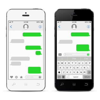 Cep telefonları ile sms sohbet