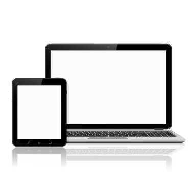 Dizüstü ve tablet mockup