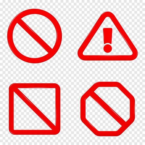 Hayır işareti koymak. Saydam arka plan üzerinde izole.