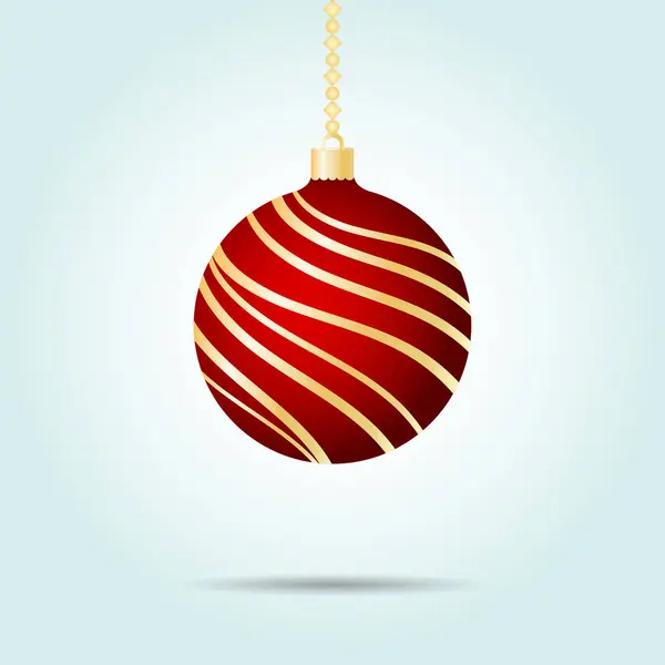 Illustration vectorielle boule de Noël — Image vectorielle