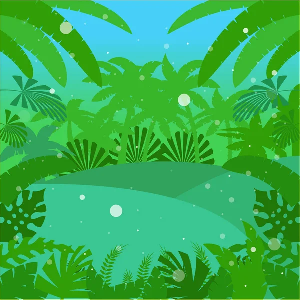 Selva plana de fondo18 — Vector de stock