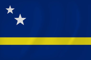 Curacao dalgalanan bayrak