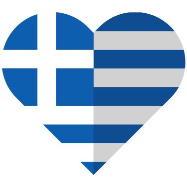 Yunanistan düz kalp bayrak