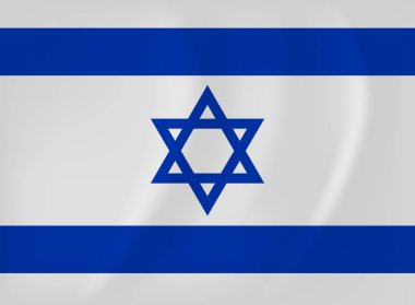 İsrail dalgalanan bayrak
