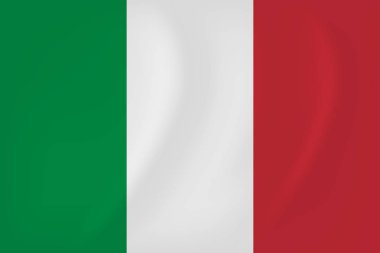 İtalya dalgalanan bayrak
