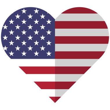 Amerika Birleşik Devletleri düz kalp bayrak