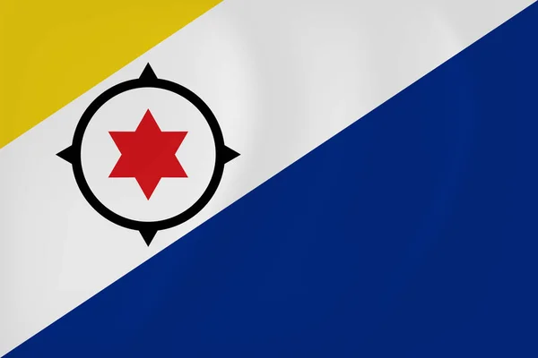 Bonaire schwenkt Flagge — Stockvektor