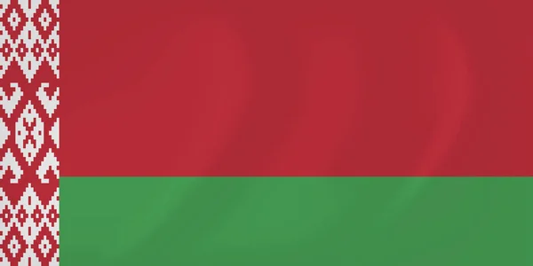 Byelorussia acenando bandeira — Vetor de Stock