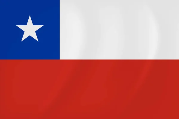 Chile ondeando bandera — Archivo Imágenes Vectoriales