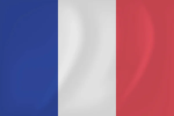 Франция размахивает флагом — стоковый вектор