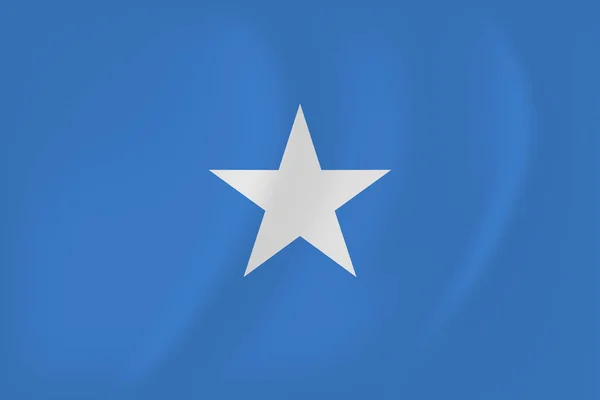 Somalia viftande flagga — Stock vektor