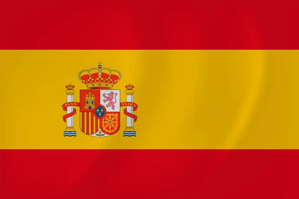 Espanha acenando bandeira — Vetor de Stock