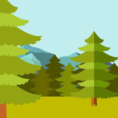 Forest Deep düz background4