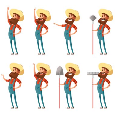 Çiftçi icons3 kümesi