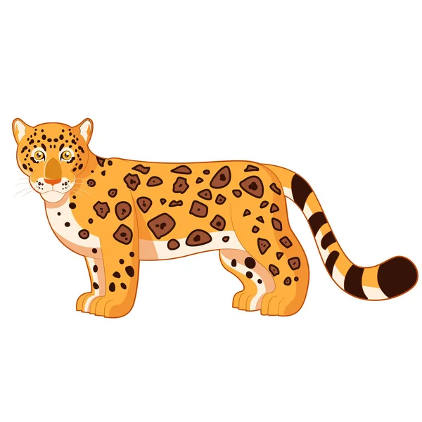 Cartoon smiling Jaguar — Stock Vector