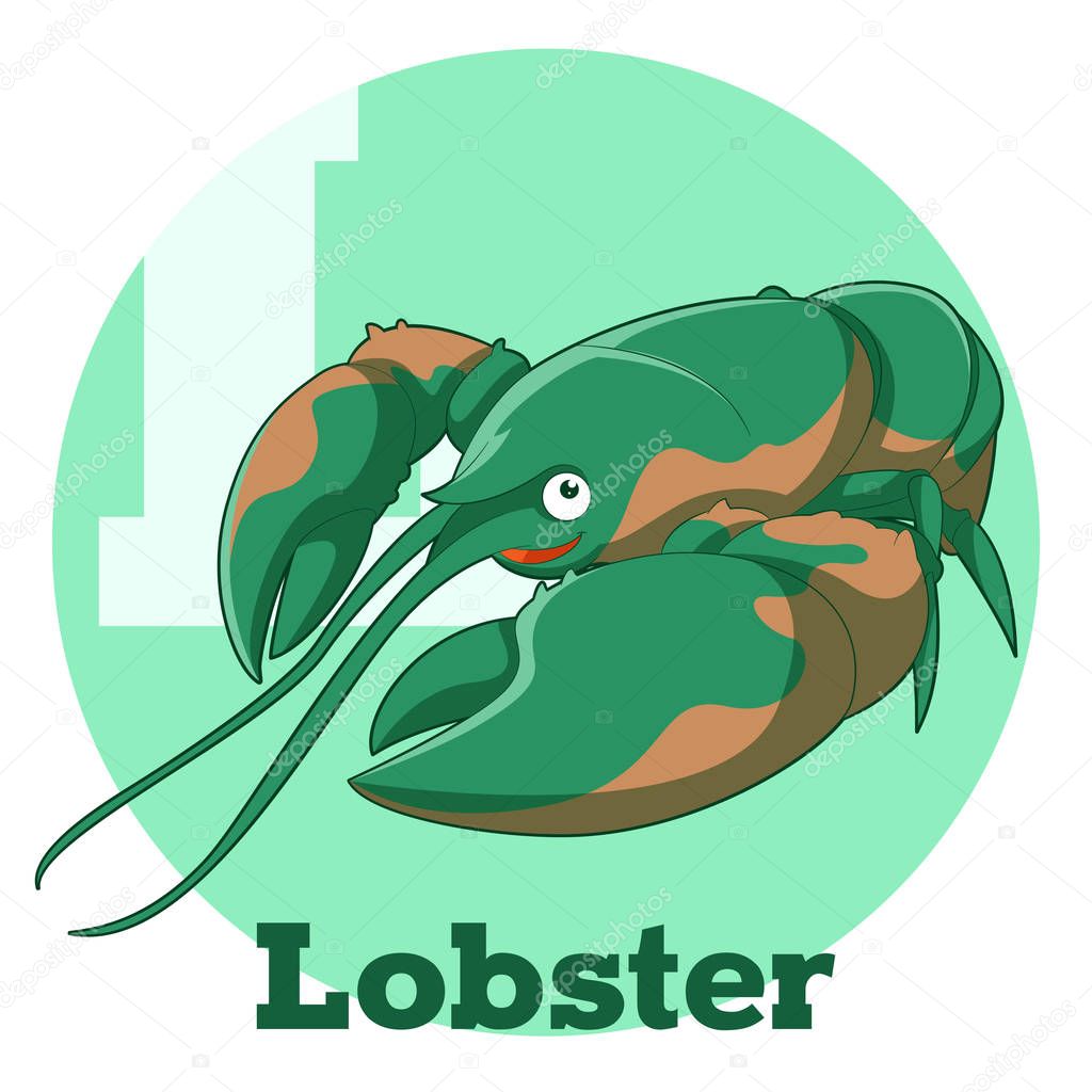 ABC Cartoon Lobster