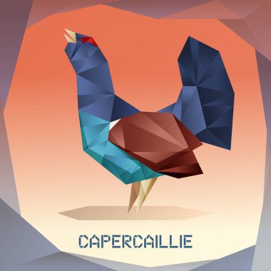 Origami mozaik çalıhorozu