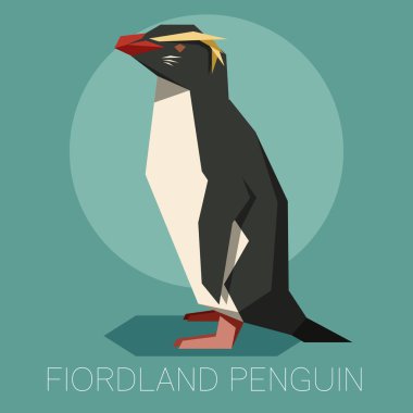 Düz Fiordland penguen