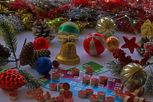 Різдвяні Прикраси Бінго — стокове фото
