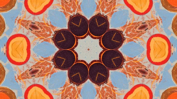 Bardzo Piękne Nadrukowane Motywy Ceramiki Tekstylnej Tapety Design Zdjęcia Kalejdoskopu — Zdjęcie stockowe