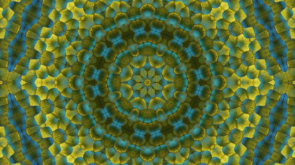 Very Beautiful Printed Motifs Design Textile Ceramics Wallpaper Kaleidoscope Images — 스톡 사진