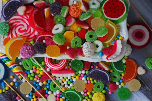 Very Nice Little Colorful Candies — Stock Photo, Image