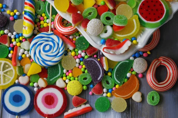 Very Nice Little Colorful Candies — Stock Photo, Image