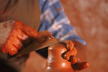 Turkey / zmir / Menemen 21. November. 2018 professsional pottery workshop