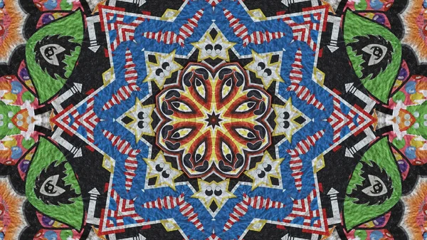 Velmi Krásné Tiskové Motivy Pro Textil Keramiku Tapety Design Kaleidoskopy — Stock fotografie