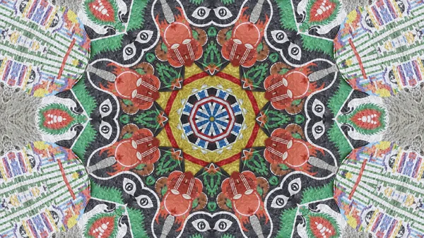 Velmi Krásné Tiskové Motivy Pro Textil Keramiku Tapety Design Kaleidoskopy — Stock fotografie