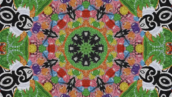 Velmi Krásné Tiskové Motivy Pro Textil Keramiku Tapety Design Kaleidoskopy — Stock fotografie