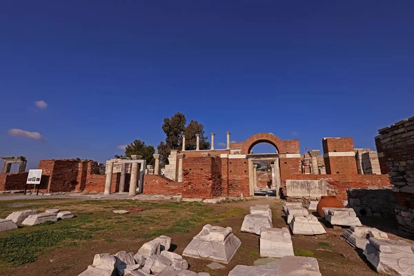 Basilica San Giovanni Efeso Città Antica Smirne Turchia — Foto Stock