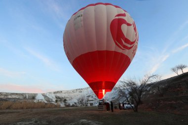 Türkiye, Denizli Pamukkale, 3 Şubat 2020 ve antik Hierapolis kenti.
