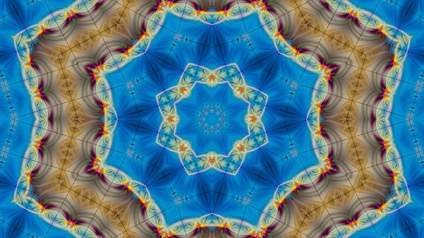 Zeigt Bedruckte Motive Für Textilien Keramik Tapeten Design Kaleidoskop — Stockfoto