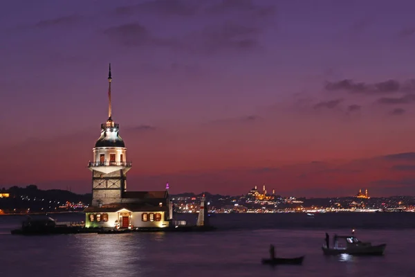 Jungfrutornet Istanbul — Stockfoto