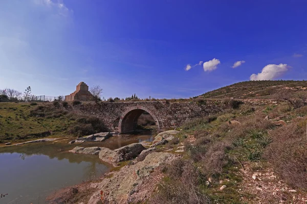 Grav Och Stenbro Izmir Turkiet — Stockfoto