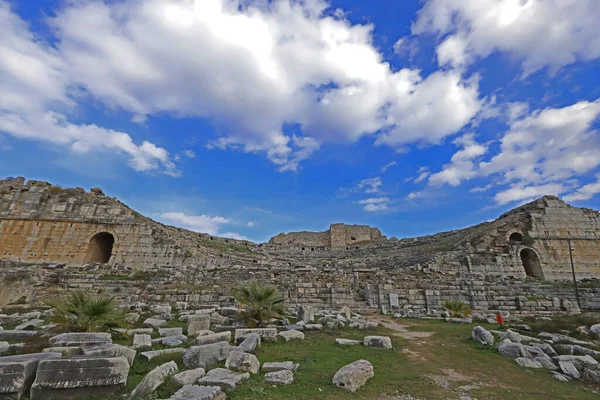 Τουρκία Aydin Νοεμβρίου 2019 Αρχαία Πόλη Didim Miletus Τζαμί Ilyas — Φωτογραφία Αρχείου