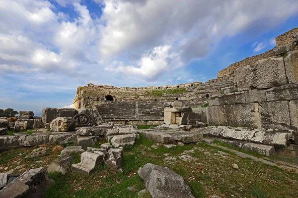 Turkey Aydin November 2019 Didim Miletus Ancient City Ilyas Bey — стокове фото