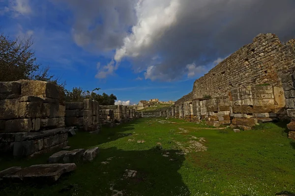 Turecko Aydin Listopadu 2019 Didim Miletus Starobylé Město Mešita Ilyas — Stock fotografie