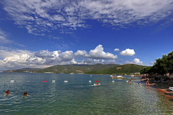 Turkey / Bodrum / Torba July 13, 2019 - View of Torba bay from above.