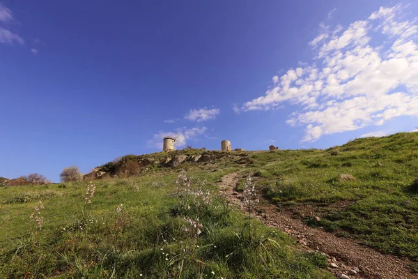 Ветряные Мельницы Измира Эски Фоа — стоковое фото