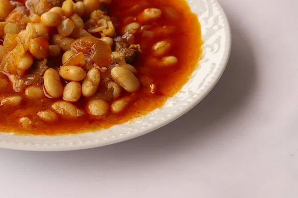 Estilo Turco Farinha Feijão Carne — Fotografia de Stock