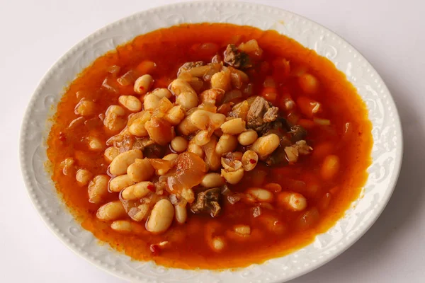Turkisk Stil Meat Bean Meal — Stockfoto