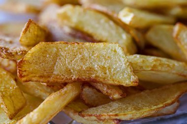 Dilimlenmiş patates fotoğrafı.