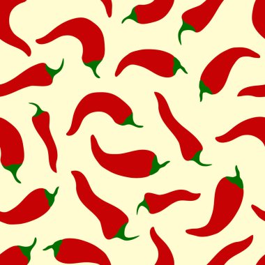 Chili peppers düz desen