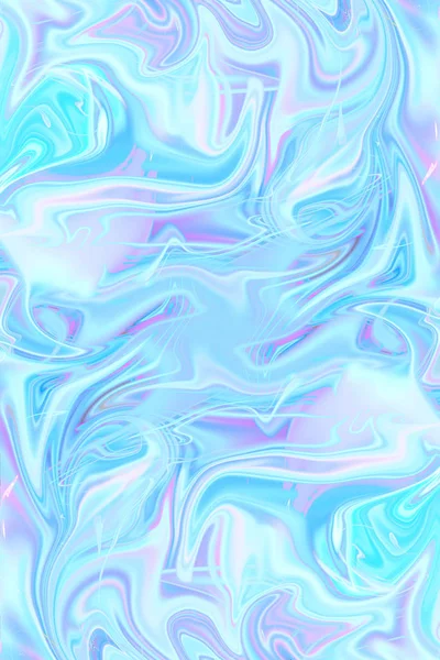 Abstract holographic background in fluid neon art — Stock Photo, Image